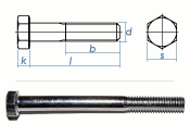 M5 x 50mm Sechskantschrauben DIN931 Teilgewinde Stahl verzinkt FKL8.8 (10 Stk.)
