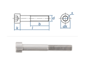 M6 x 30mm Zylinderschrauben DIN912 Edelstahl A2  (10 Stk.)