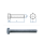 M16 x 25mm Sechskantschrauben DIN933 Vollgewinde Stahl verzinkt FKL8.8 (1 Stk.)