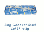 SW6 - 22 UNIOR Ring-Gabelschl&uuml;ssel 17-teiliges Set DIN3113 verchromt  (1 Stk.)
