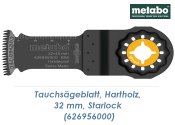 32 x 45mm Metabo Bi-Metall Tauchs&auml;geblatt Starlock f&uuml;r Hartholz  (1 Stk.)