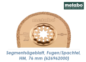 76mm Metabo HM Segments&auml;geblatt Starlock f&uuml;r Fugen + Spachtelmasse  (1 Stk.)