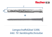 8 x 160mm Fischer Langschaftd&uuml;bel SXRL-T inkl. TX30 Schraube (1 Stk.)