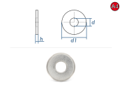 10,5mm Unterlegscheiben großer...