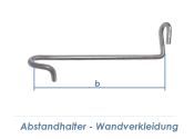 100mm Abstandhalter Wandverkleidung f&uuml;r Doppelstabgitter 6/5/6 (1 Stk.)