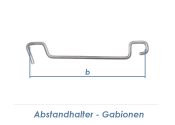 220mm Abstandhalter Gabionen für Doppelstabgitter...