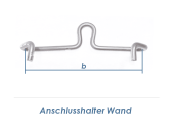 170mm Anschlusshalter Wand für Doppelstabgitter 6/5/6 (1 Stk.)