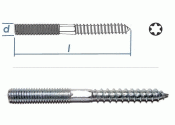 12 x 160mm Stockschrauben verzinkt (1 Stk.)