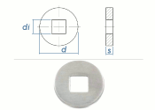 11mm Unterlegscheiben großer AD + dicker DIN440...